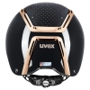 Kask jeździecki exxeed GLOW black/rose gold Uvex